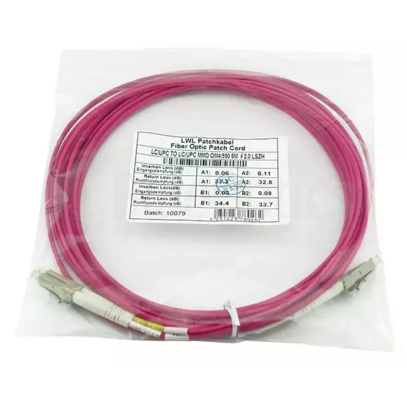 Fibre optic cable BlueOptics CBL-LC-OM4-3M 3m LC to LC 50µm