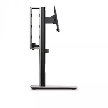 DELL Micro Form Factor All-in-One Stand - MFS18, Freestanding, 5.7 kg, 48.3 cm (19 inch), 68.6 cm (27 inch), Height adjustment, Black, Silver