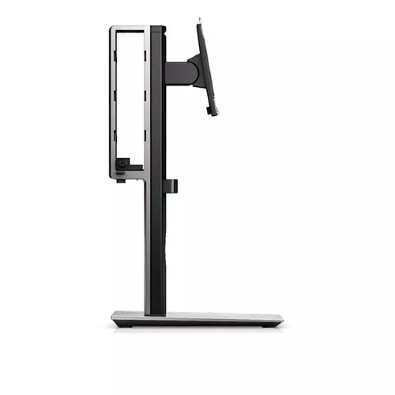 DELL Micro Form Factor All-in-One Stand - MFS18, Freestanding, 5.7 kg, 48.3 cm (19 inch), 68.6 cm (27 inch), Height adjustment, Black, Silver