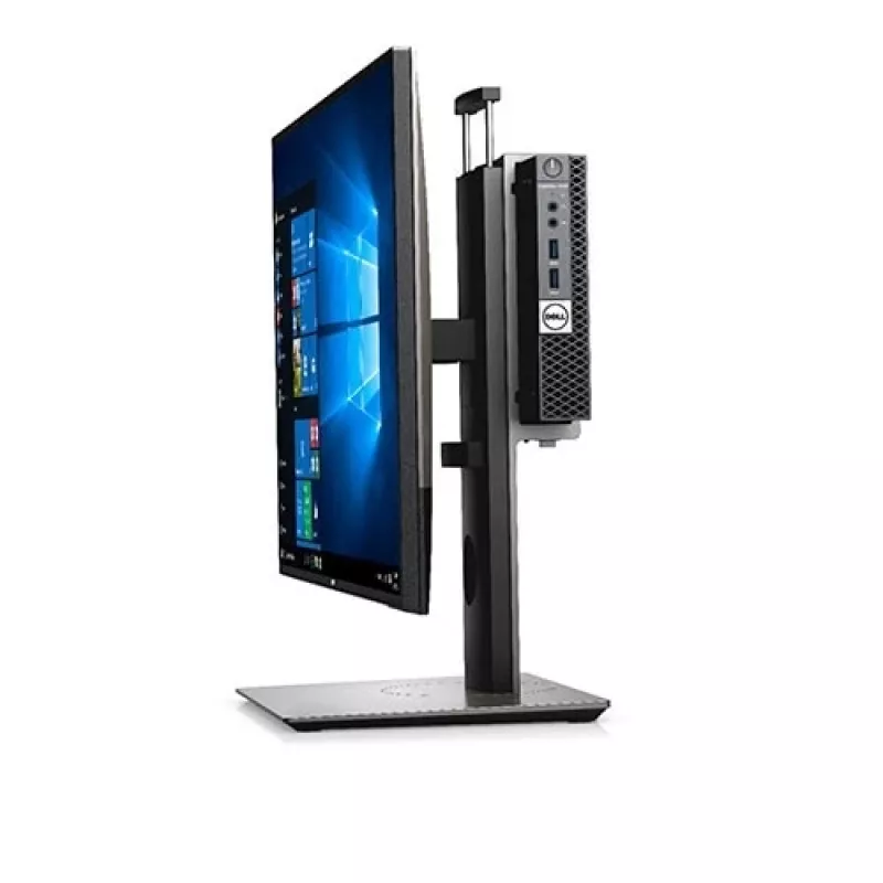 DELL Micro Form Factor All-in-One Stand - MFS18, Freestanding, 5.7 kg, 48.3 cm (19 inch), 68.6 cm (27 inch), Height adjustment, Black, Silver