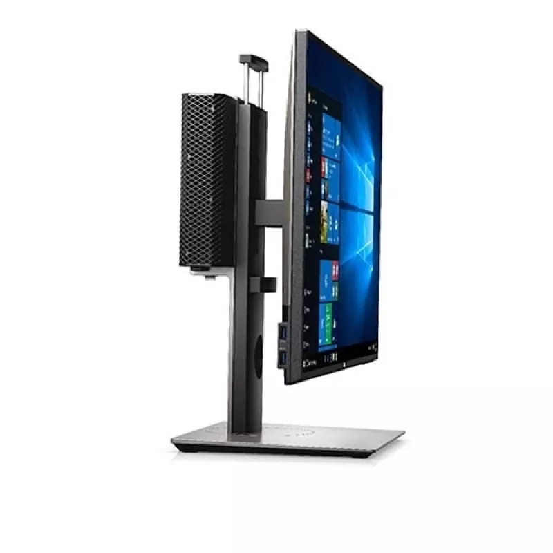 DELL Micro Form Factor All-in-One Stand - MFS18, Freestanding, 5.7 kg, 48.3 cm (19 inch), 68.6 cm (27 inch), Height adjustment, Black, Silver