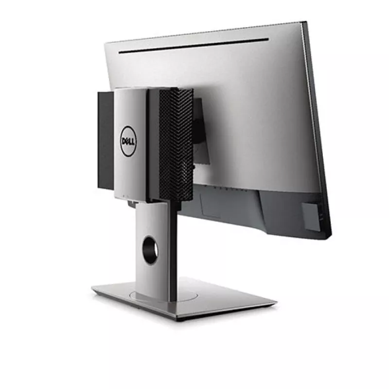 DELL Micro Form Factor All-in-One Stand - MFS18, Freestanding, 5.7 kg, 48.3 cm (19 inch), 68.6 cm (27 inch), Height adjustment, Black, Silver