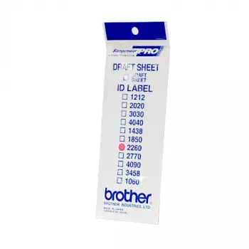 Printer label Brother ID2260 12 sheets 22 x 60 mm