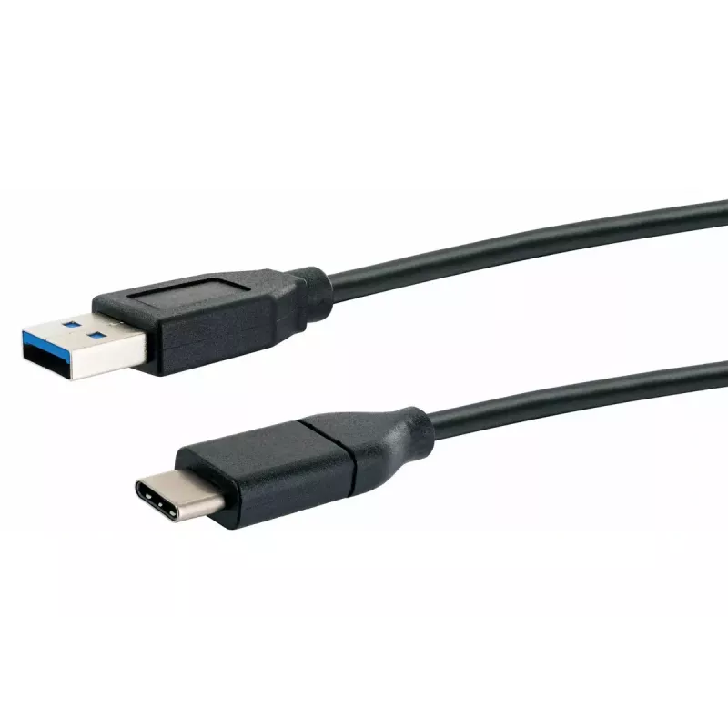 USB Cable Schwaiger LK 050 C USB 3.2 Gen 2 0.5m USB A USB C Black