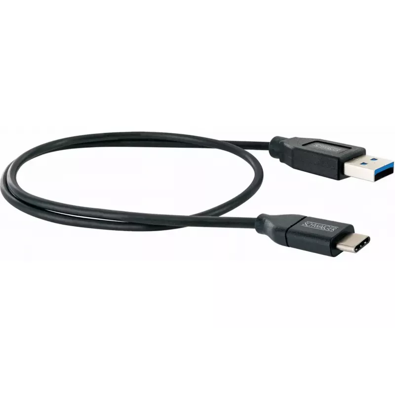 USB Cable Schwaiger LK 050 C USB 3.2 Gen 2 0.5m USB A USB C Black