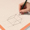 Desk pad Sigel HO270 — paper desk pad, orange/white, 595×410 mm
