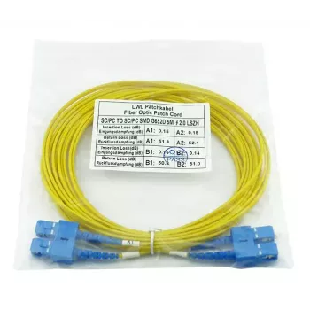 BlueOptics CAB-SMF-SC-SC-5-BO InfiniBand fibre optic cable 5 m SC SC