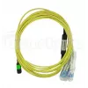 Fibre optic cable MPO 4x LC BlueOptics CBL-MPO12-4LC-SMF-10M 10m G.657.A1