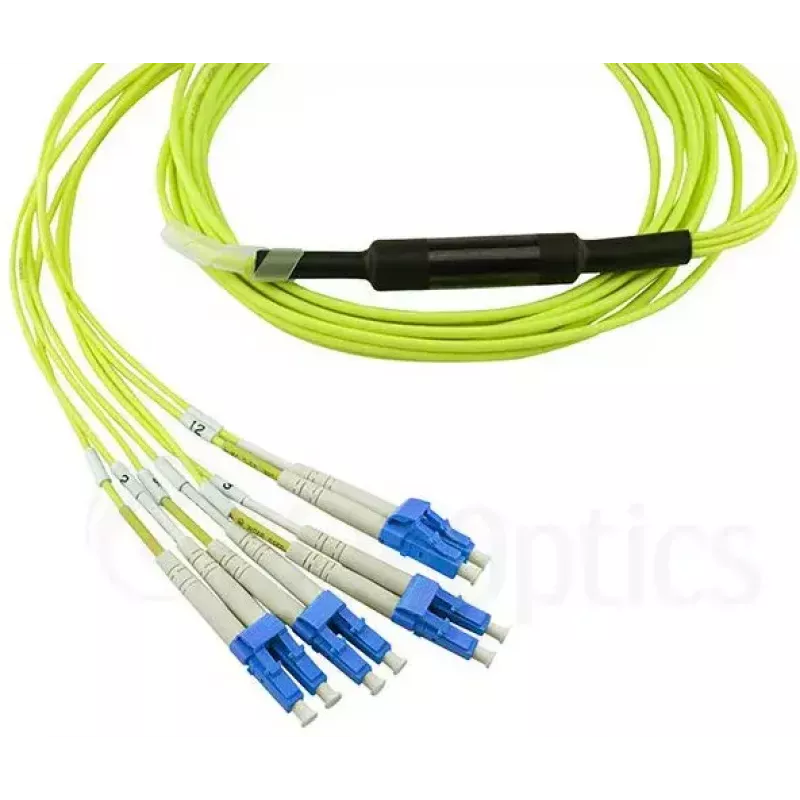 Fibre optic cable MPO 4x LC BlueOptics CBL-MPO12-4LC-SMF-10M 10m G.657.A1