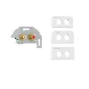 Socket outlet 2 x RCA Kindermann 7456 000 510