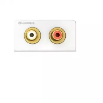Socket outlet 2 x RCA Kindermann 7456 000 510