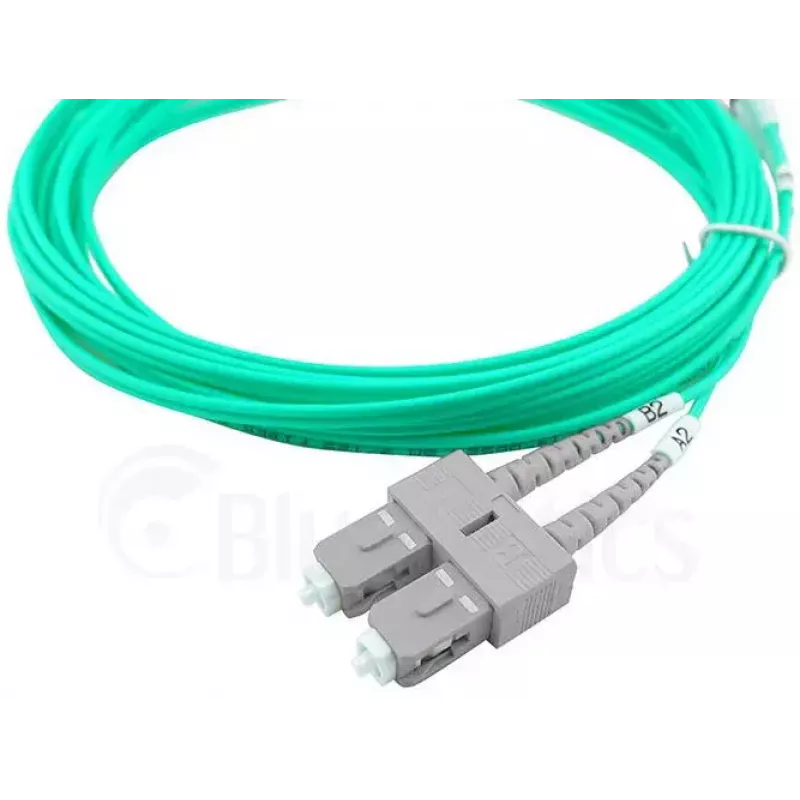 Fibre optic cable BlueOptics SFP3233EU0.5MK SC ST OM3 0.5 m Aqua