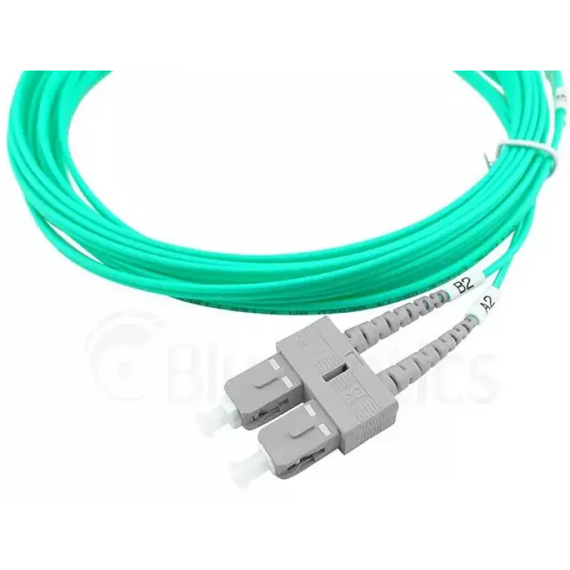 Fibre optic cable BlueOptics SFP3233EU0.5MK SC ST OM3 0.5 m Aqua
