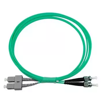 Fibre optic cable BlueOptics SFP3233EU0.5MK SC ST OM3 0.5 m Aqua
