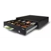 Electronic cash drawer Safescan SD-4141, steel housing, black, 410×415×115 mm, includes 6 keys