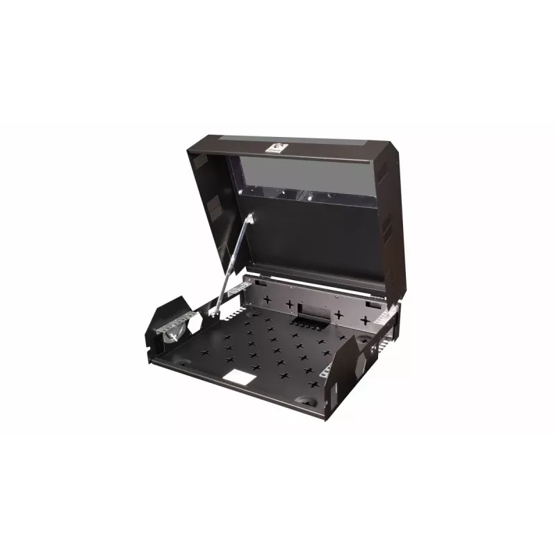 Wall mounted rack Equip Slim Flex 19' Cabinet 5U RAL9005 Black