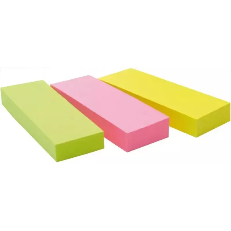 3M 671-3 note paper Rectangle Green, Pink, Yellow 100 sheets Self-adhesive