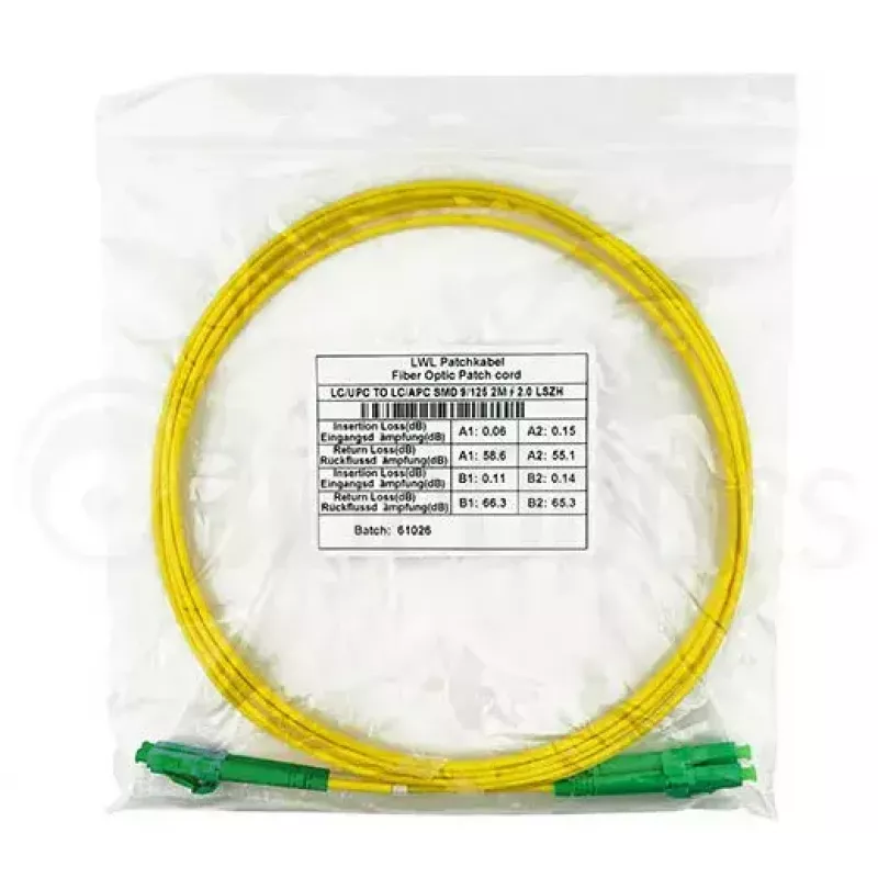 BlueOptics SFP3131BU1MM InfiniBand fibre optic cable 1 m LC Yellow