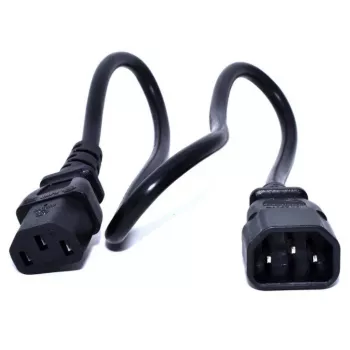 Zebra CS-RAC-IEC-CRD power cable Black 0.48 m C13 coupler C14 coupler