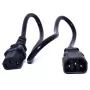 Zebra CS-RAC-IEC-CRD power cable Black 0.48 m C13 coupler C14 coupler