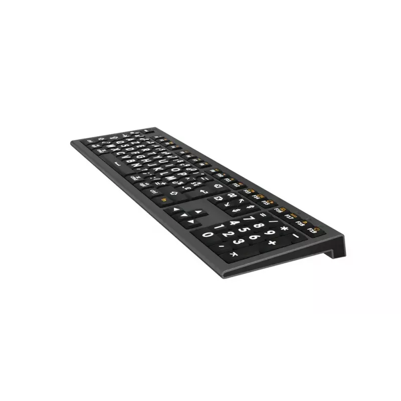 Logickeyboard USB AZERTY French Keyboard LKB-LPWB-A2M-FR Wired Scissor Switches