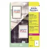 Avery Window Stickers Self-adhesive printer label A4 White 10 pcs