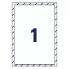 Avery Window Stickers Self-adhesive printer label A4 White 10 pcs