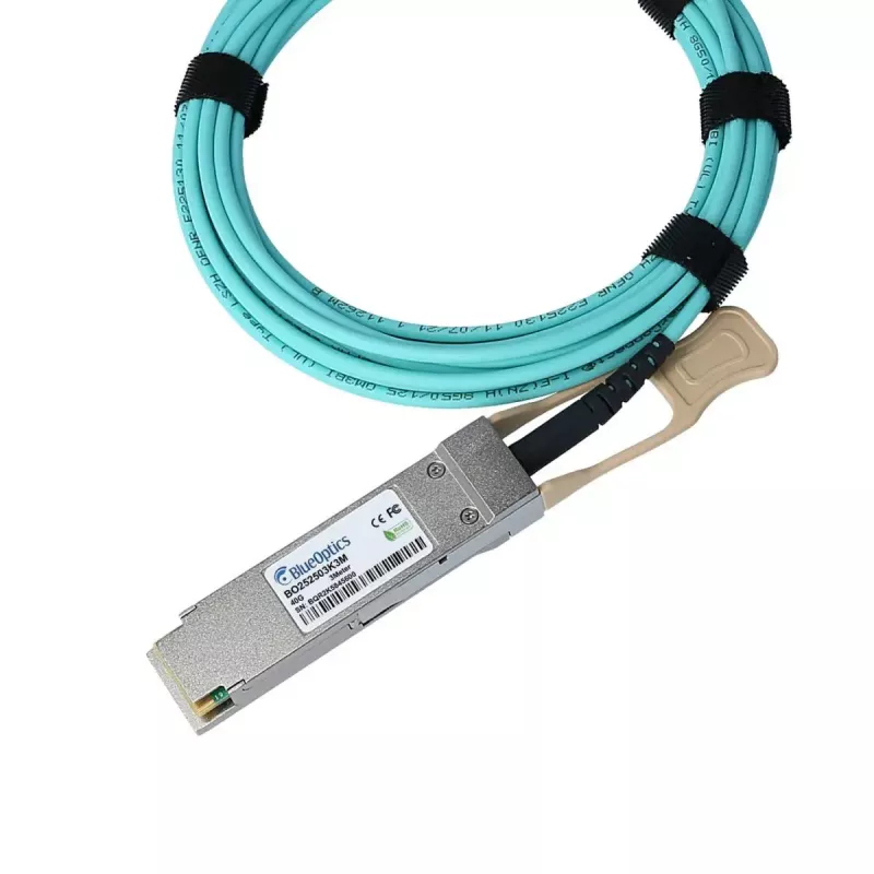 BlueOptics QSFP-AOC-15M-CI-BO InfiniBand Cable 15m Male/Male