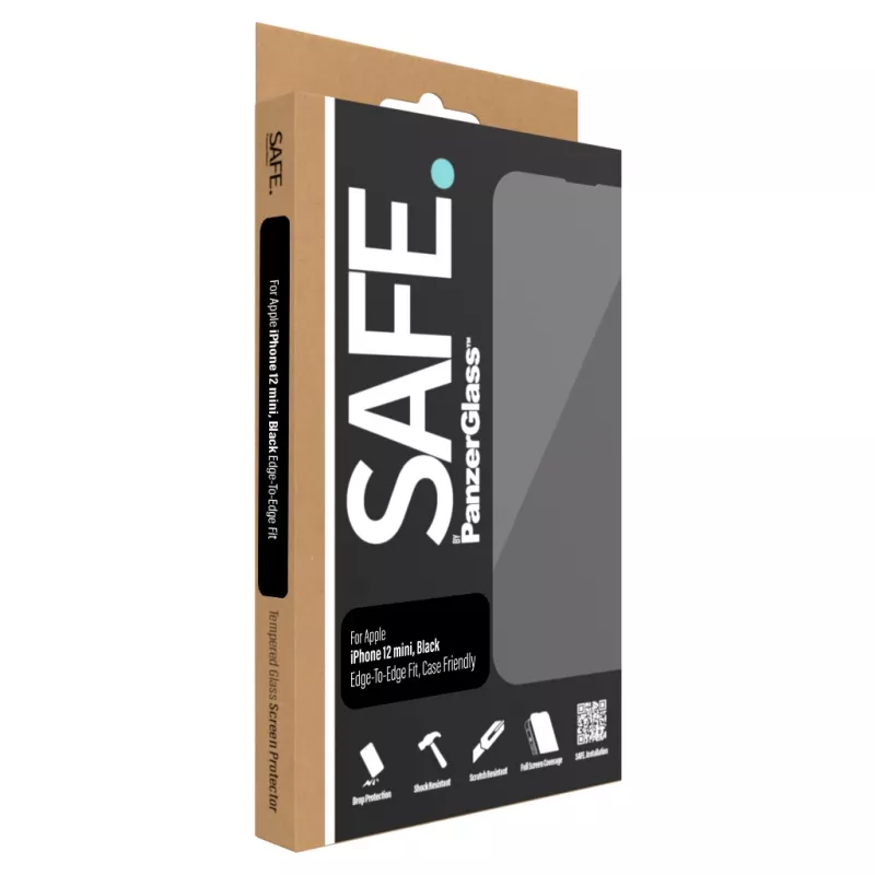 PanzerGlass SAFE. by ® Screen Protector iPhone 12 Mini | Edge-to-Edge
