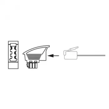 Cable gender changer Schwaiger TST4215533