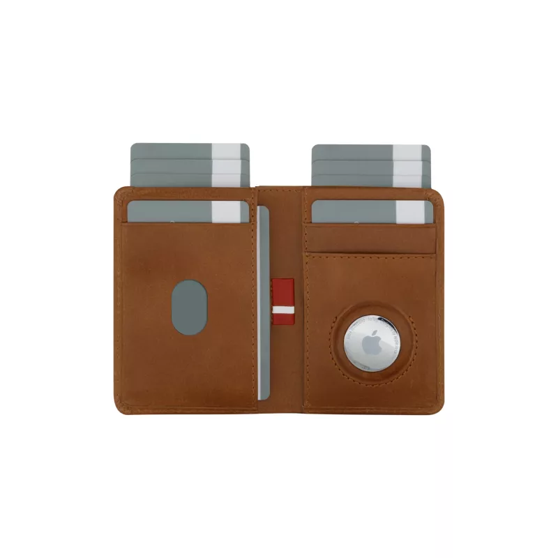 Wallet / Card Case / Travel Document Holder d bramante BIATGT001679 Brown Leather