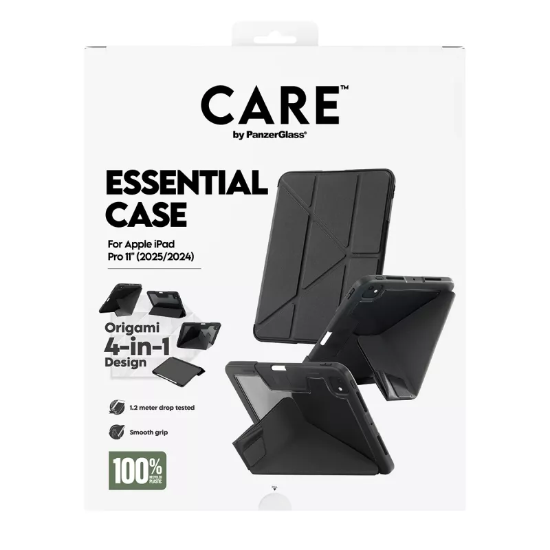 Cover PanzerGlass CARE by ® TPU Essential Case Black iPad Pro 11 inch (2024-2025)