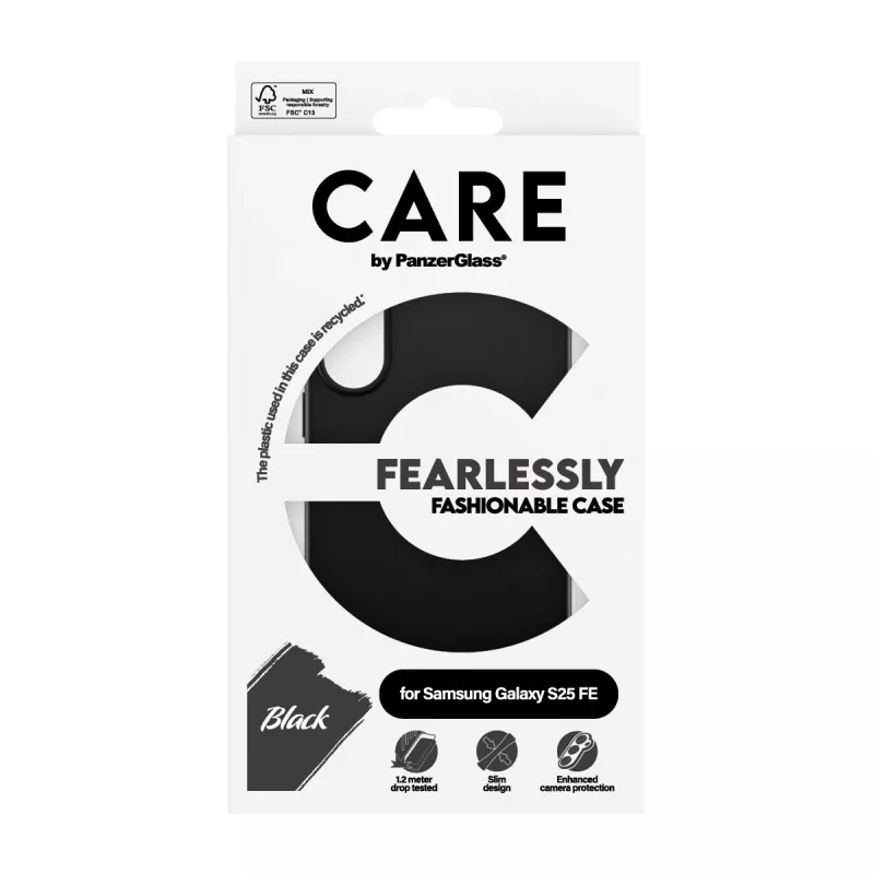 PanzerGlass CARE™ by ® TPU Case Black Samsung Galaxy S25 FE 5G