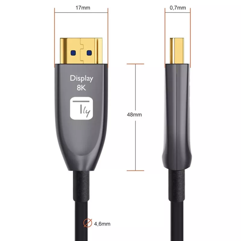 Techly ICOC HDMI-HY8-030 HDMI cable 30 m HDMI Type A (Standard) Black