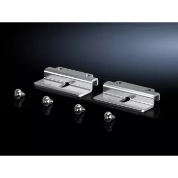 Mounting kit Rittal 5301.350 for racks — galvanized steel, stainless finish, 2 pcs