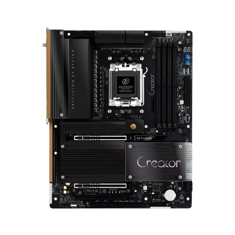 Motherboard ASRock X870 Taichi Creator ATX — AMD X870, Socket AM5, DDR5, 4 DIMM, 256 GB, 10Gb Ethernet, Wi‑Fi 7