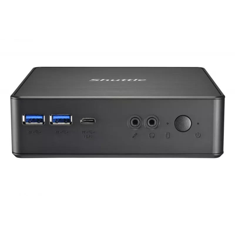 Shuttle Nano PC NC4010BAV2, Intel Celeron 7305, 8GB DDR4, 128GB M.2, 1x HDMI, 1x DP, 7x USB, 1x LAN, incl. VESA and stand