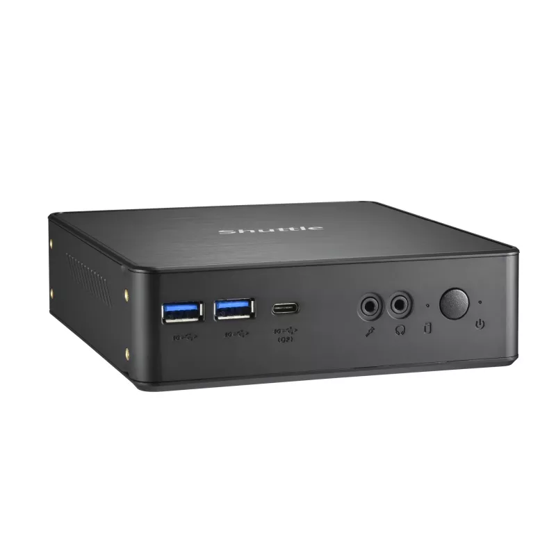 Shuttle Nano PC NC4010BAV2, Intel Celeron 7305, 8GB DDR4, 128GB M.2, 1x HDMI, 1x DP, 7x USB, 1x LAN, incl. VESA and stand
