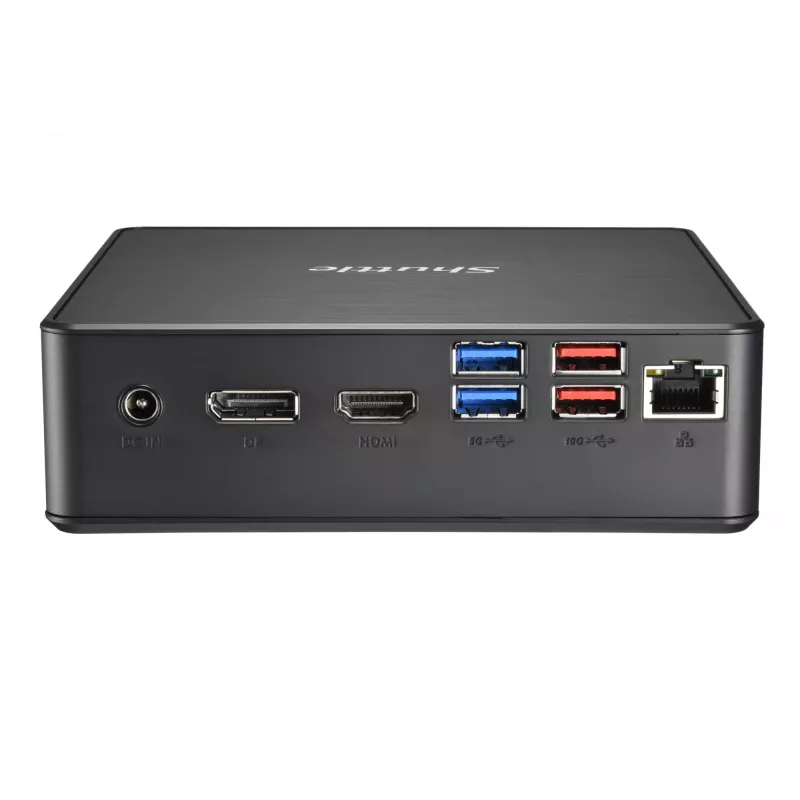 Shuttle Nano PC NC4010BAV2, Intel Celeron 7305, 8GB DDR4, 128GB M.2, 1x HDMI, 1x DP, 7x USB, 1x LAN, incl. VESA and stand