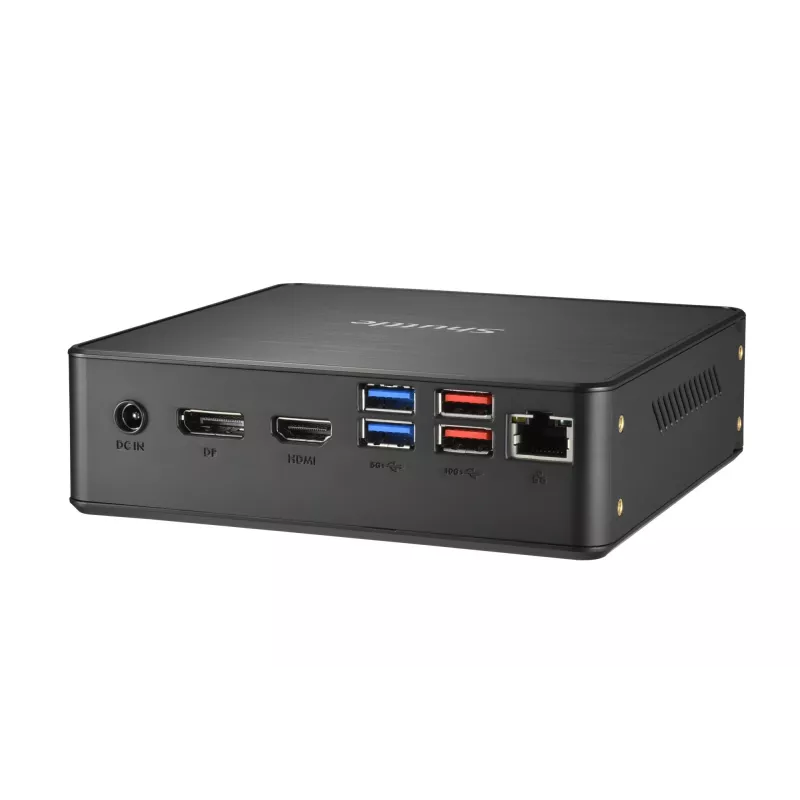 Shuttle Nano PC NC4010BAV2, Intel Celeron 7305, 8GB DDR4, 128GB M.2, 1x HDMI, 1x DP, 7x USB, 1x LAN, incl. VESA and stand