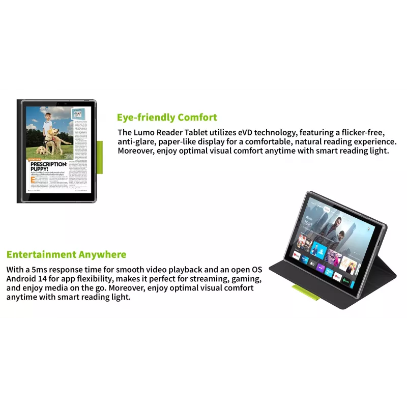 Hannspree Lumo 7.8 Reader Tablet 64 GB 19.8 cm (7.8 inch) Android Black