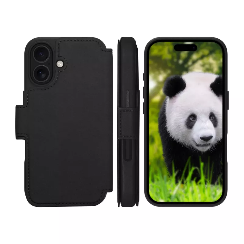 dbramante1928 Lynge MS mobile phone case Folio Black