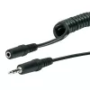 Audio Cable Schwaiger KHA4035 3m 3.5mm Female to Female Black
