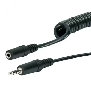 Audio Cable Schwaiger KHA4035 3m 3.5mm Female to Female Black