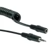 Audio Cable Schwaiger KHA4035 3m 3.5mm Female to Female Black