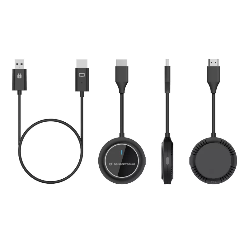 Wireless HDMI Extender Kit CONCEPTRONIC ATHERIC02B — dongle, HDMI/USB, 1080p (1920x1080), USB-powered