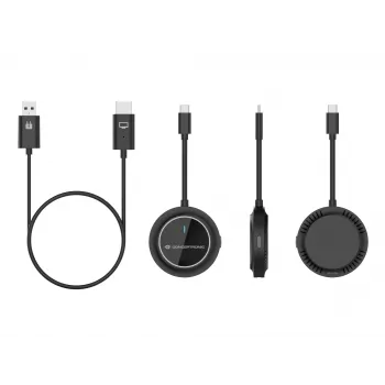 Conceptronic ATHERIC01B Wireless USB-C to HDMI Display Kit 1080P