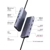 ICY BOX IB-DK4062-CPD Wired USB 3.2 Gen 1 (3.1 Gen 1) Type-C Anthracite