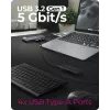 ICY BOX IB-DK4062-CPD Wired USB 3.2 Gen 1 (3.1 Gen 1) Type-C Anthracite