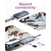 ICY BOX IB-DK4062-CPD Wired USB 3.2 Gen 1 (3.1 Gen 1) Type-C Anthracite